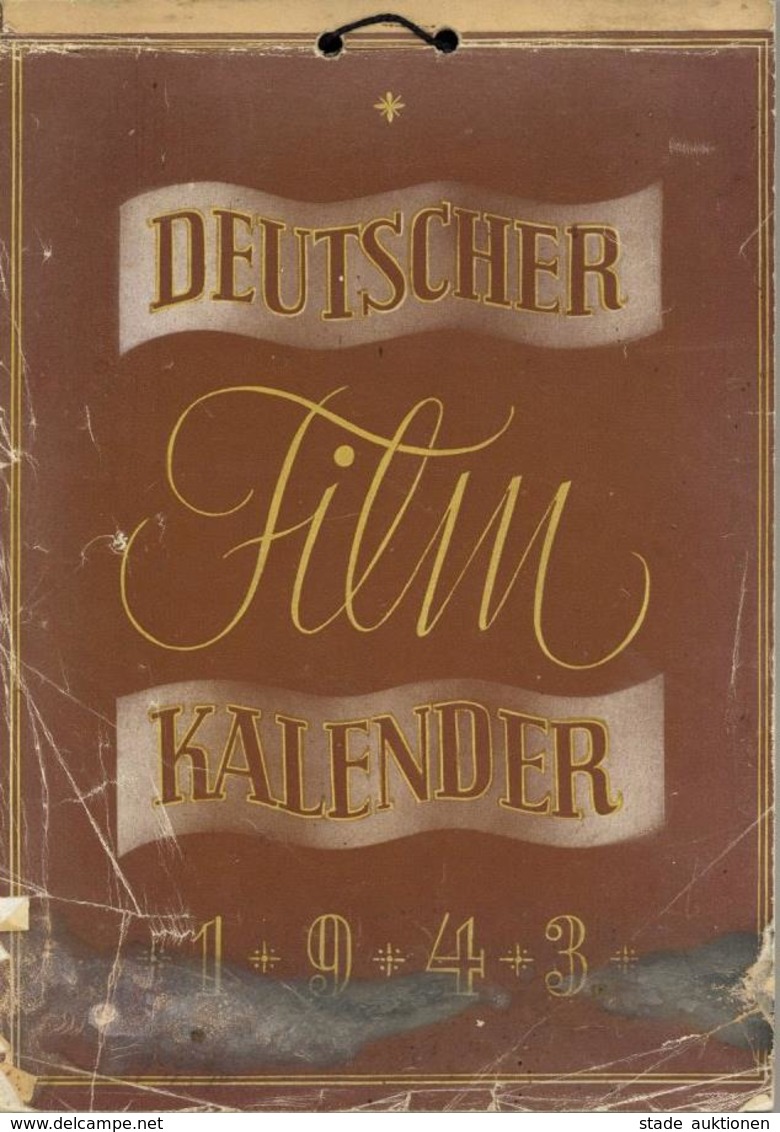 Schauspieler Deutscher Filmkalender 1943 II (Deckblatt Beschädigt, Seiten Teils Fleckig) - Actors