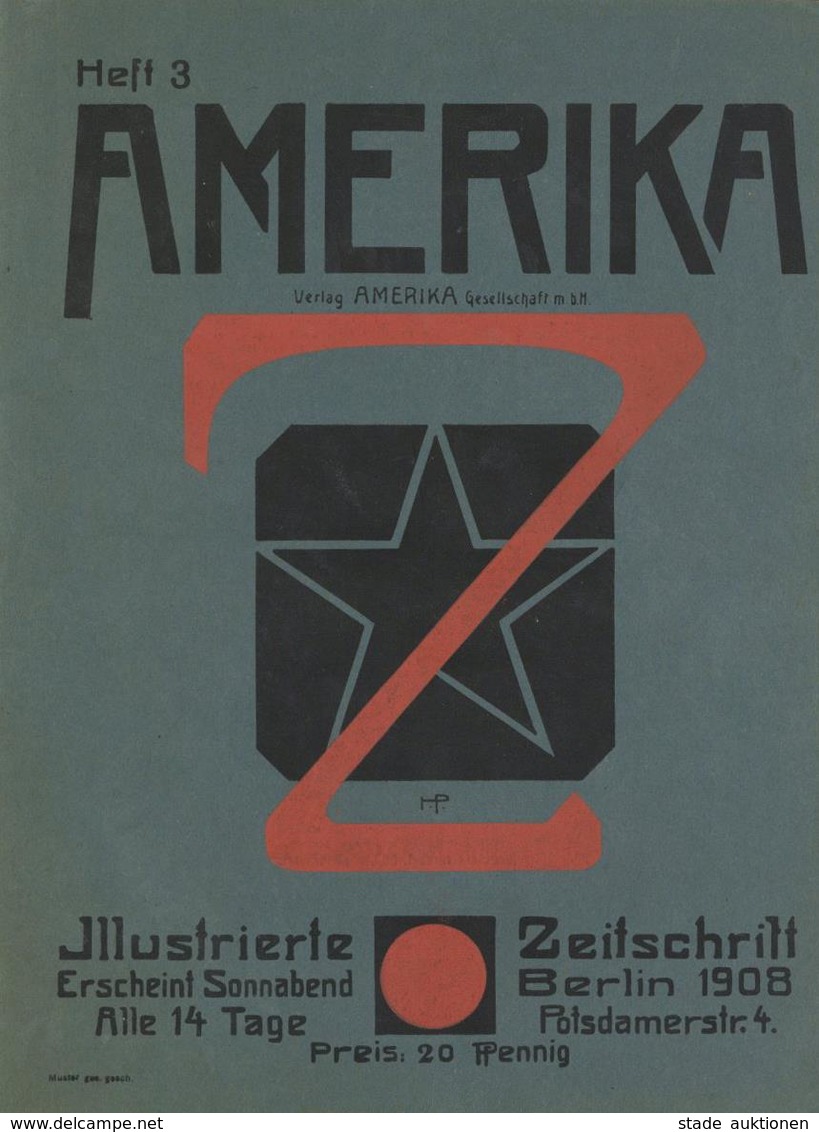 Buch Amerika Illustrierte Zeitschrift Jahrgang 1 No. 3 Berlin 1908 Viele Abbildungen II - Autres & Non Classés