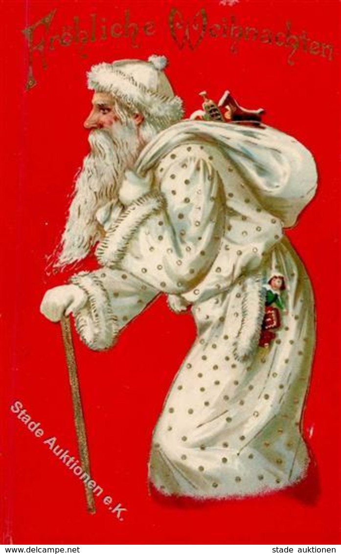 WEIHNACHTSMANN - Prägekarte Mit Spielzeug I-II Jouet - Santa Claus