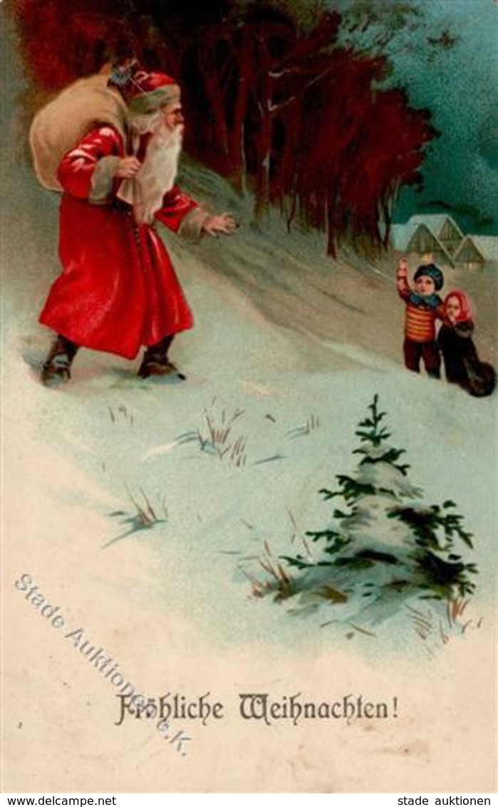 Weihnachtsmann Kinder Prägedruck 1915 I-II Pere Noel - Santa Claus