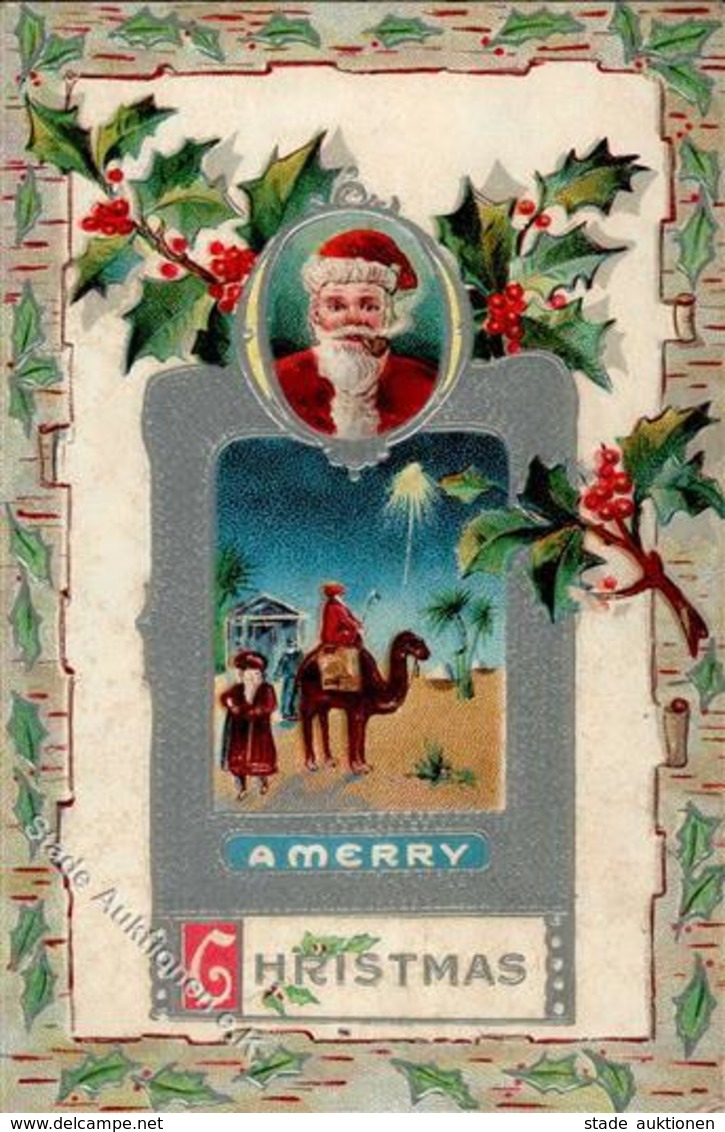 Weihnachtsmann Prägedruck 1911 I-II Pere Noel - Santa Claus