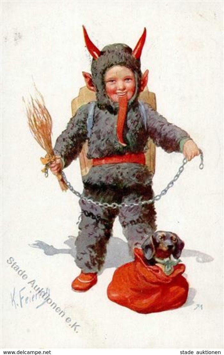 Krampus Feiertag, K. Dackel I-II - Autres & Non Classés