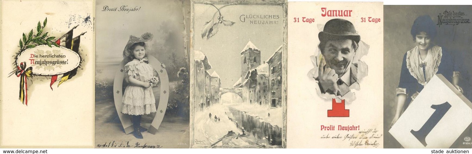 Neujahr Partie Mit über 150 Ansichtskarten Meist Vor 1945 I-II Bonne Annee - New Year