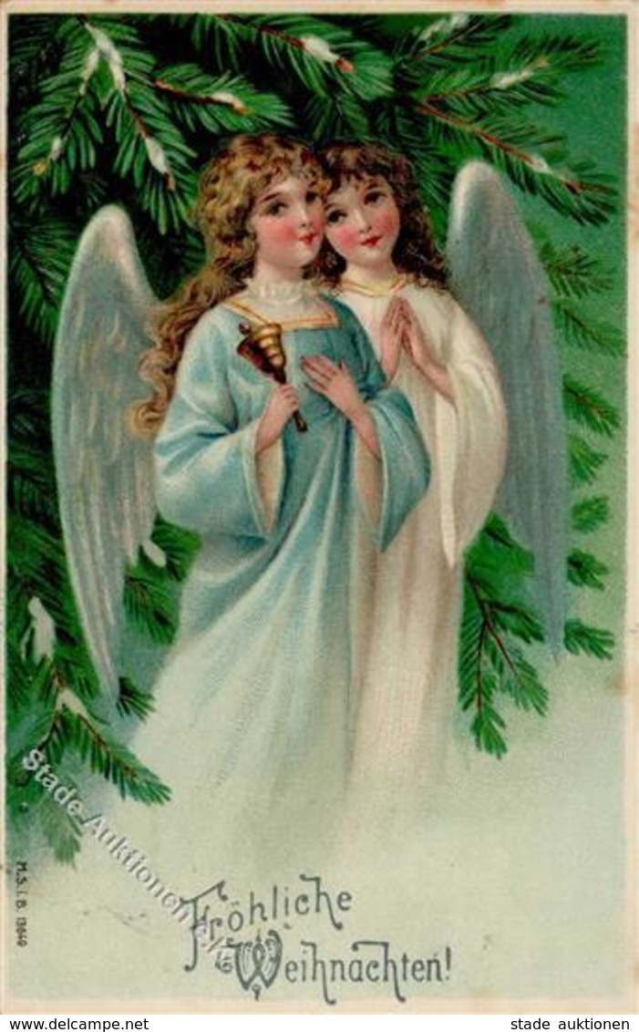 Engel Weihnachten  Prägedruck 1909 I-II Noel Ange - Anges