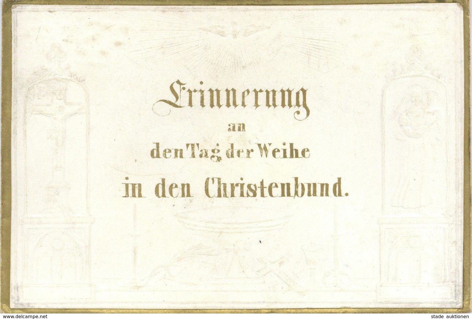 Taufbrief Mit Inhalt 1854 I-II - Sonstige & Ohne Zuordnung