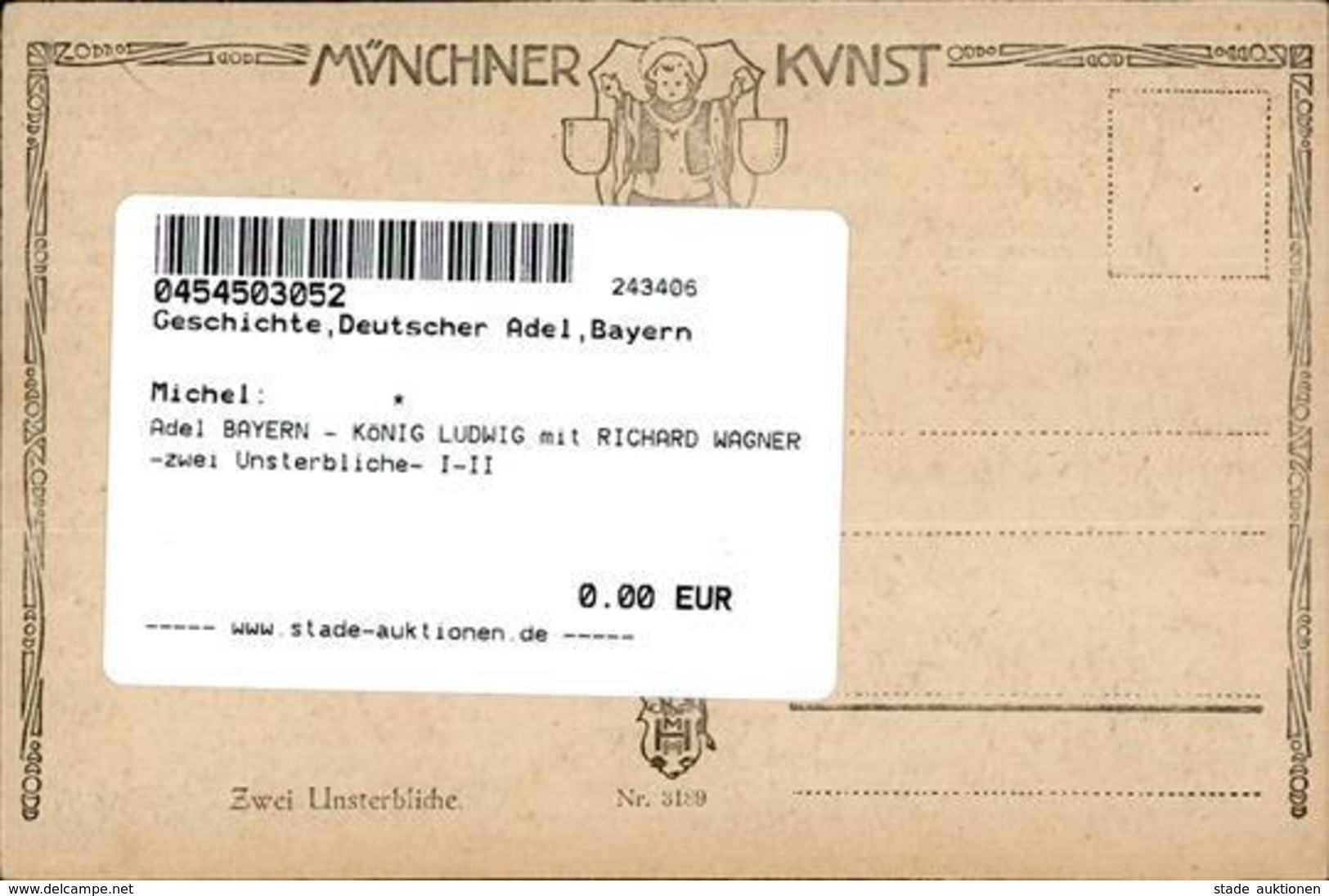 Adel BAYERN - KÖNIG LUDWIG Mit RICHARD WAGNER -zwei Unsterbliche- I-II - Koninklijke Families