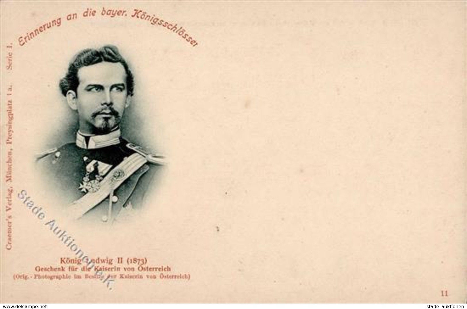 Adel Bayern König Ludwig II I-II - Königshäuser