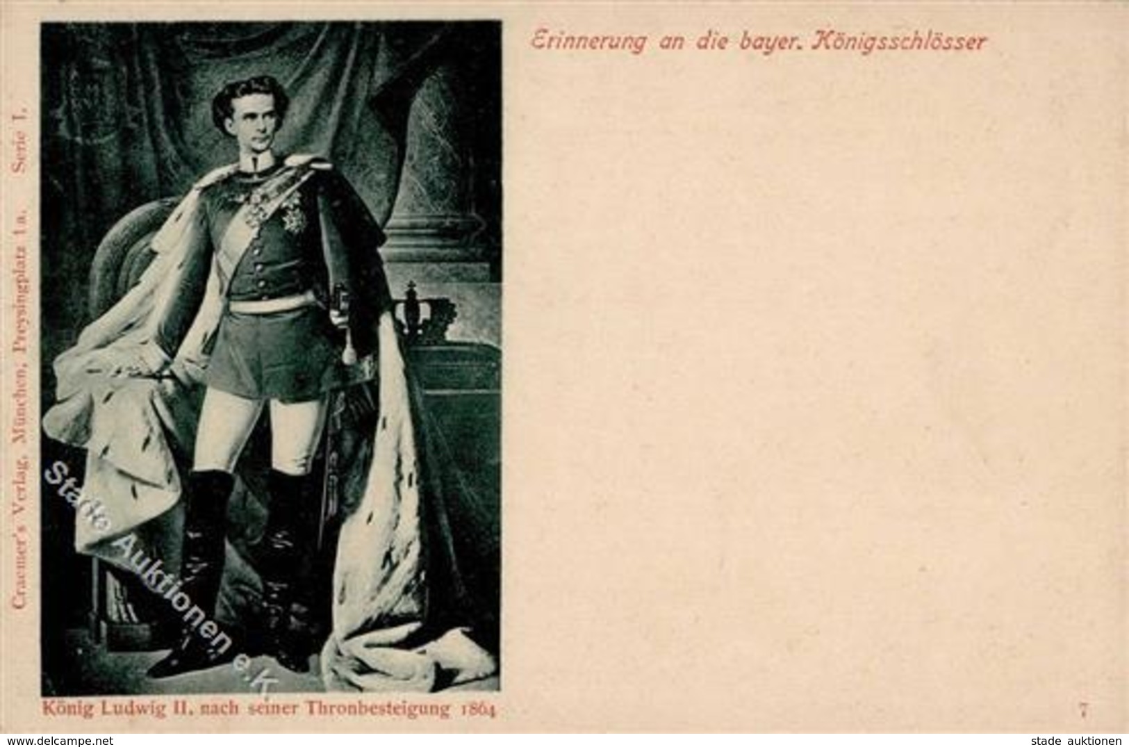 Adel Bayern König Ludwig II I-II - Königshäuser