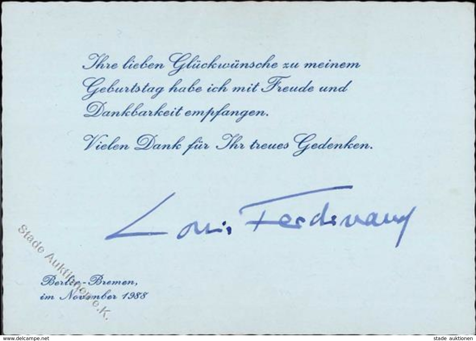 Adel Preussen Autograph Prinz Louis Ferdinand I-II - Histoire