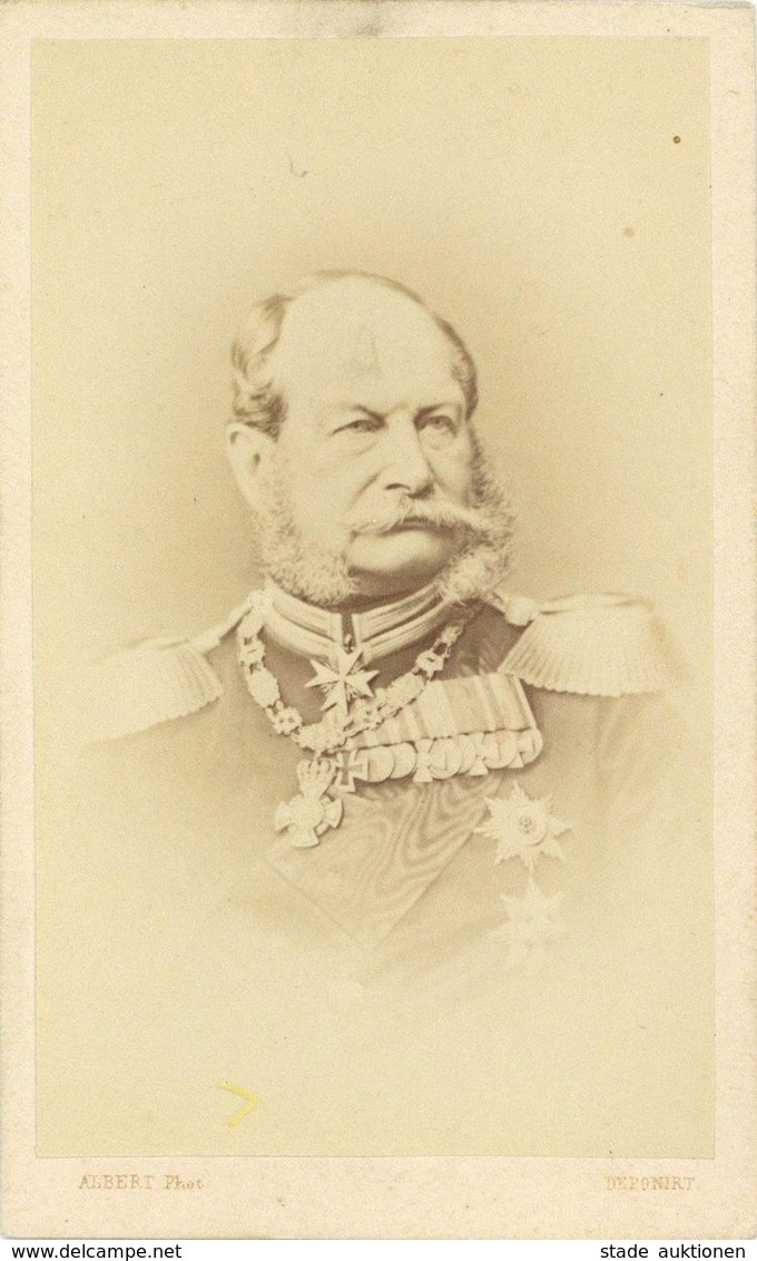Adel Preussen CDV Kaiser Wilhelm I I-II - Histoire