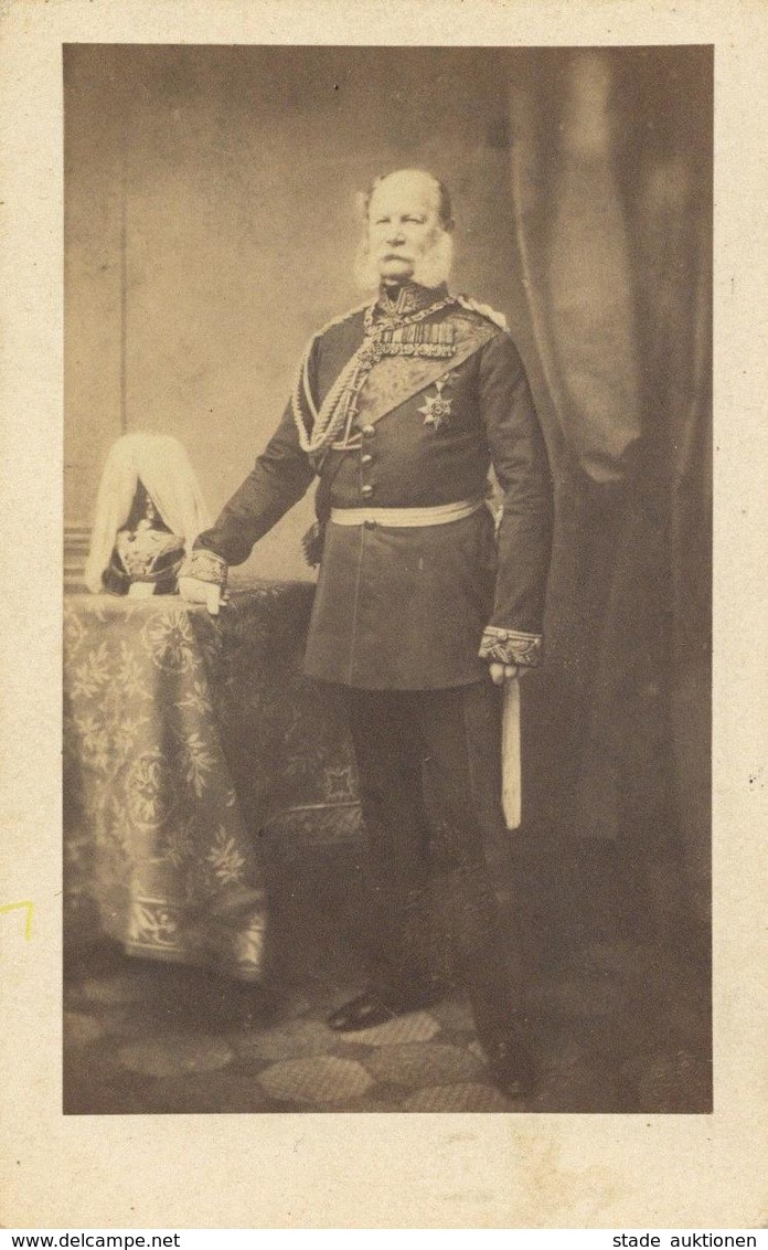 Adel Preussen CDV Kaiser Wilhelm I I-II - History