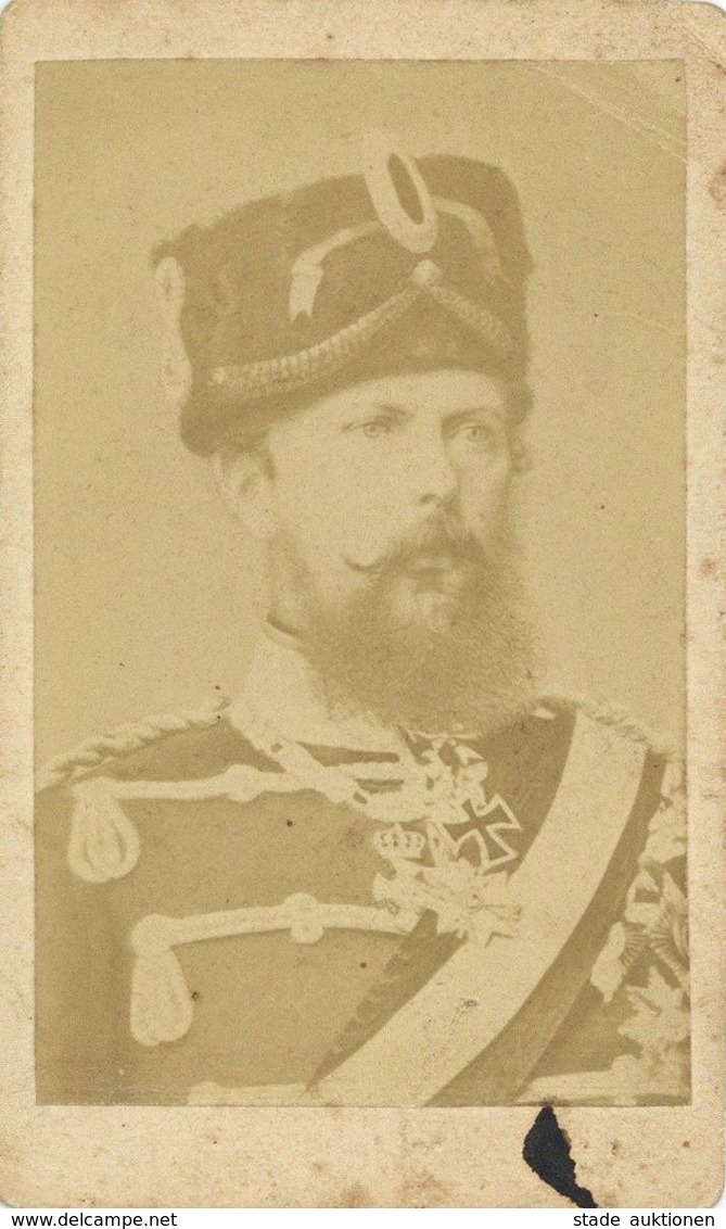 Adel Preussen CDV Prinz Friedrich Karl Von Preussen I-II (fleckig) - Histoire