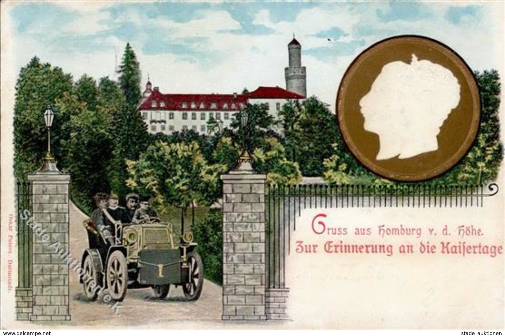 Adel Kaiser Wilhelm II Homburg (6650) Kaisertage 1905 Prägedruck 1905 I-II - Königshäuser