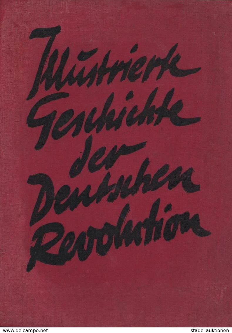 Buch Politik Illustrierte Geschichte Der Deutschen Revolution 1929 Internationaler Arbeiter Verlag 528 Sehr Viele Abbild - Events