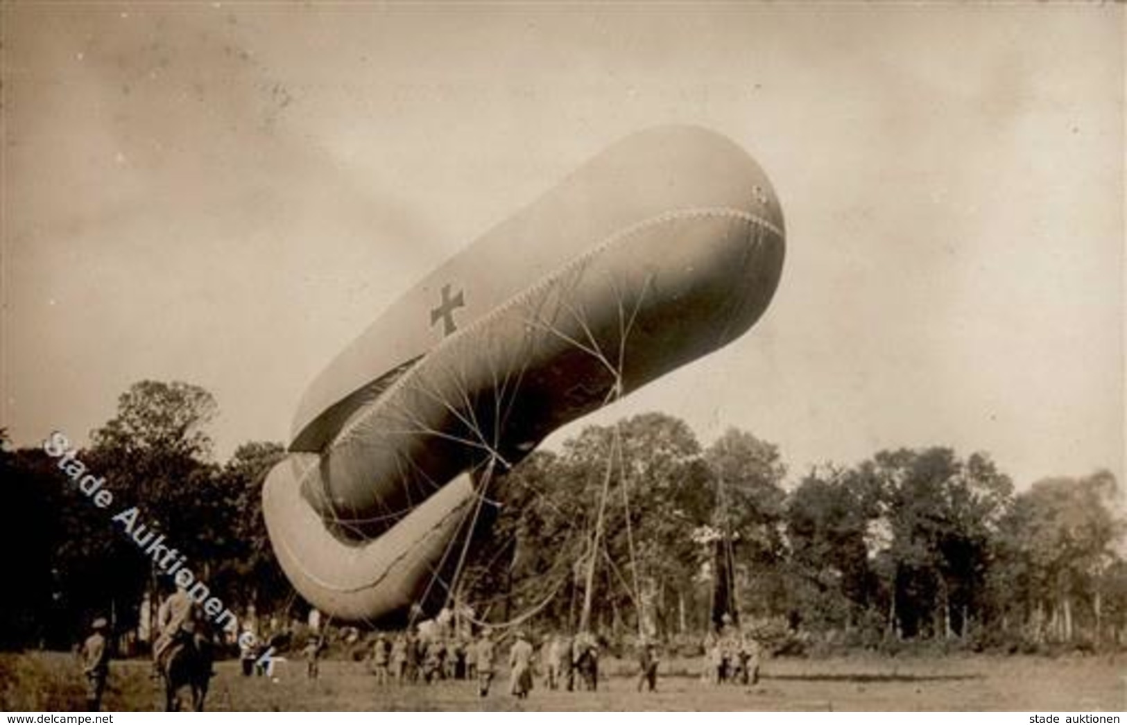 WK I Fesselballon Foto AK 1916 I-II - Weltkrieg 1914-18