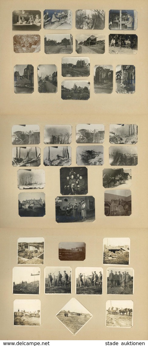 WK I Im Osten Album Mit Circa 140 Fotos I-II - Guerra 1914-18
