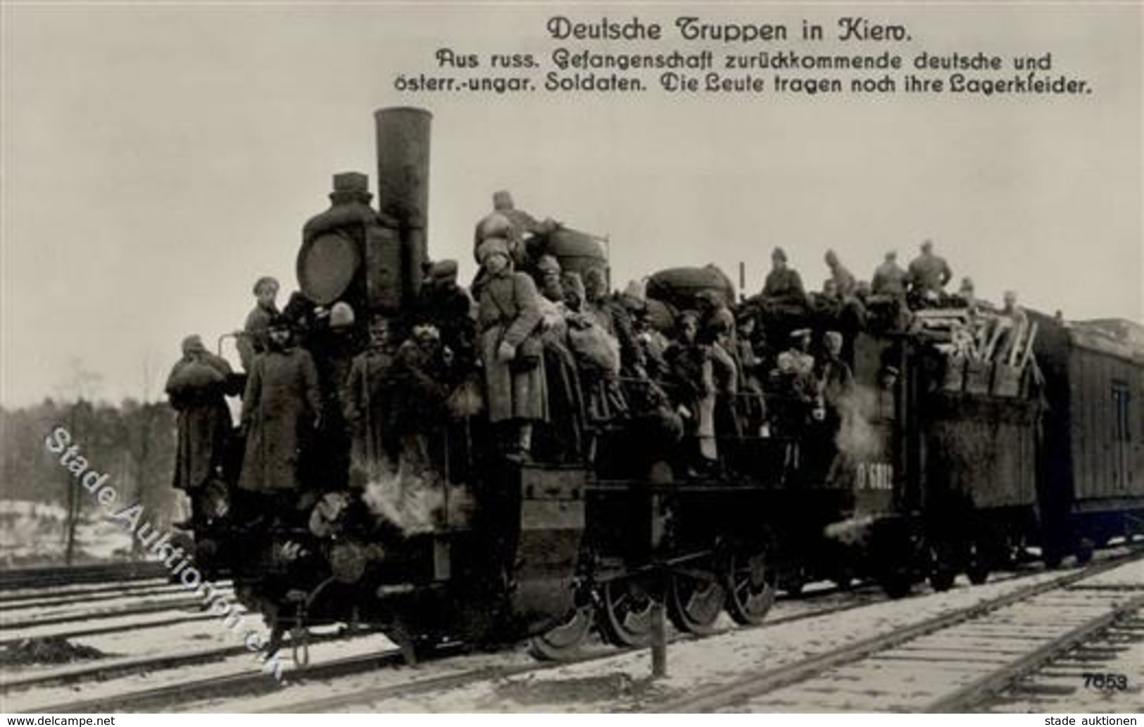 WK I Kiew Ukraine Deutsche Kriegsgefangene Foto AK I-II - Guerre 1914-18
