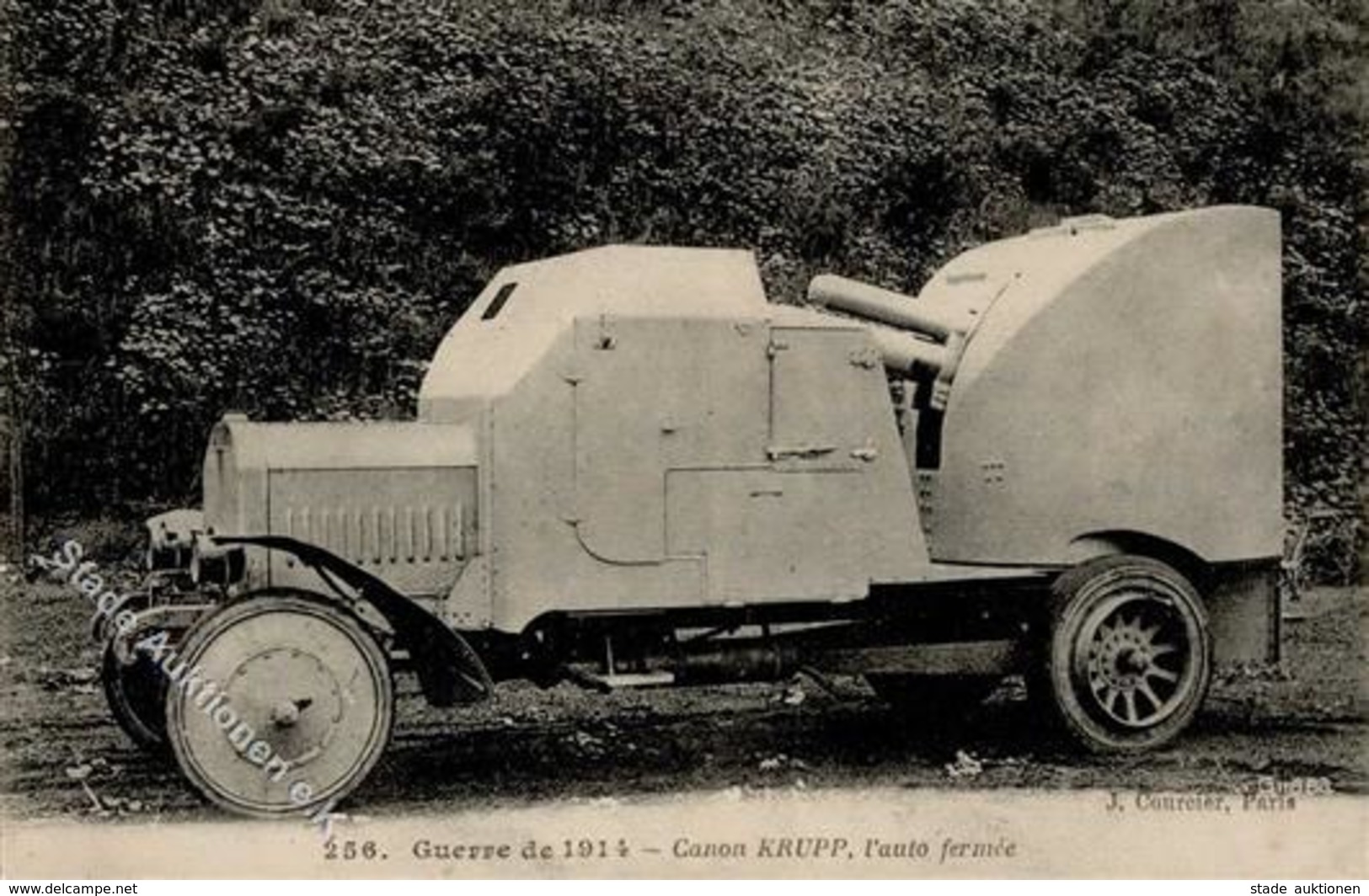 Panzer (WK I) Panzerwagen Mit Kanone Krupp I-II Réservoir - War 1914-18