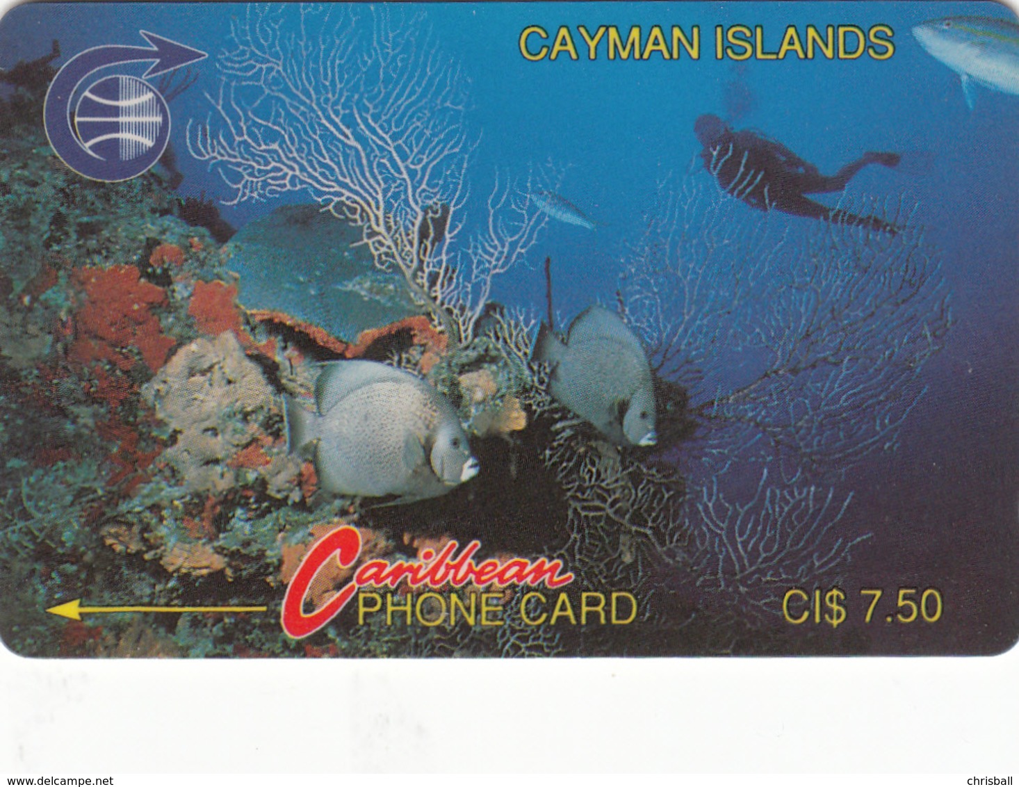 Cayman Islands Phonecard - Reef -  3CCIA - Superb Used - Kaaimaneilanden