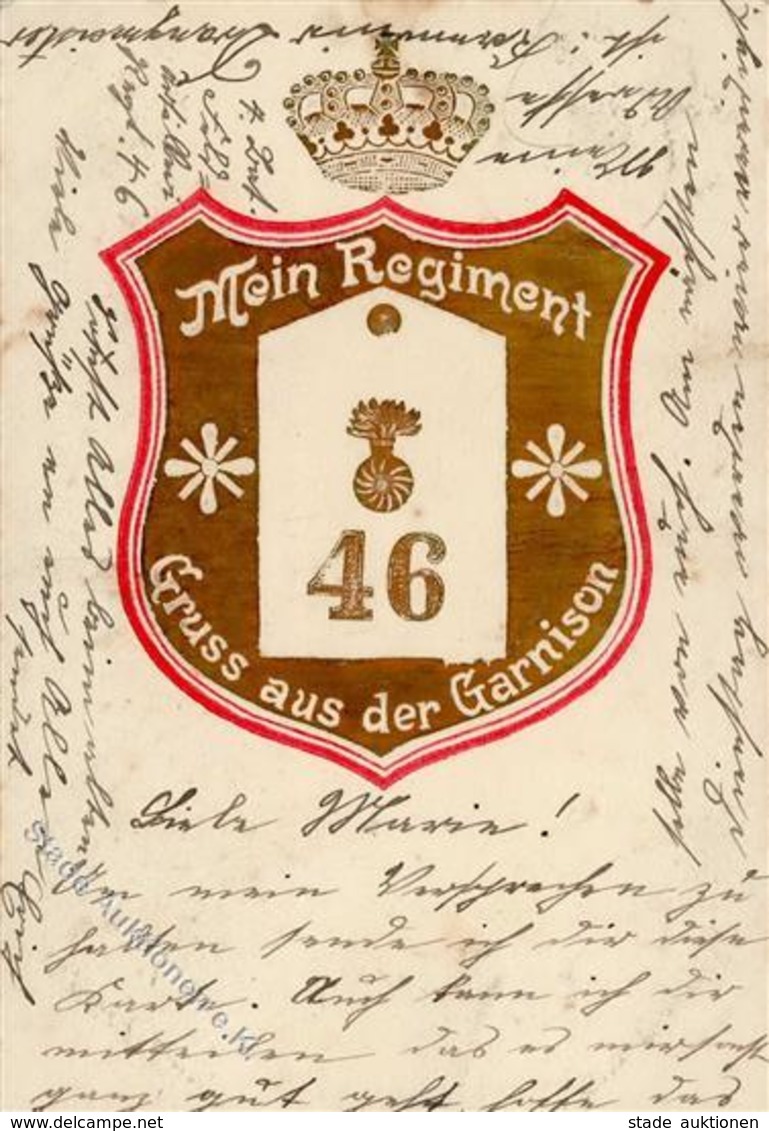 Regiment Celle (3100) Nr. 46 Garnison 1904 I-II - Regiments