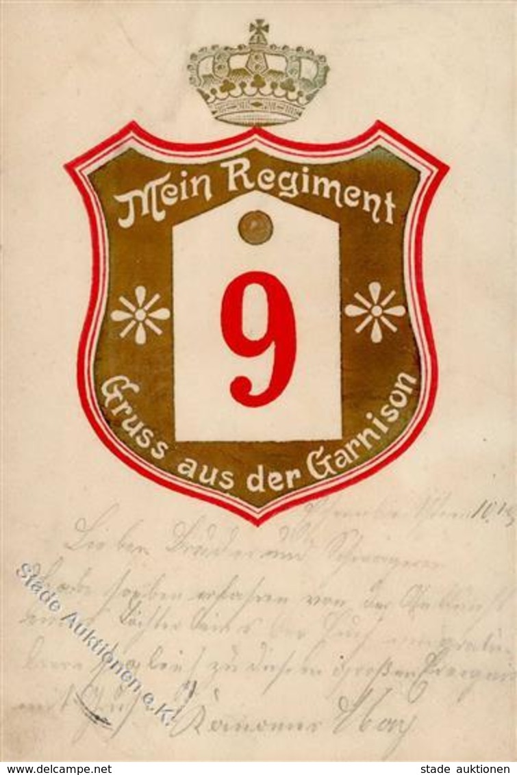 Regiment Ehrenbreitstein (5400) Nr. 9 Garnison 1905 I-II - Regiments