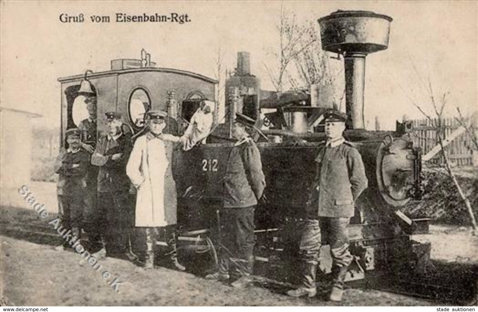 Regiment Eisenbahn Regt. KLEINBAHN 1918 I-II Chemin De Fer - Regiments