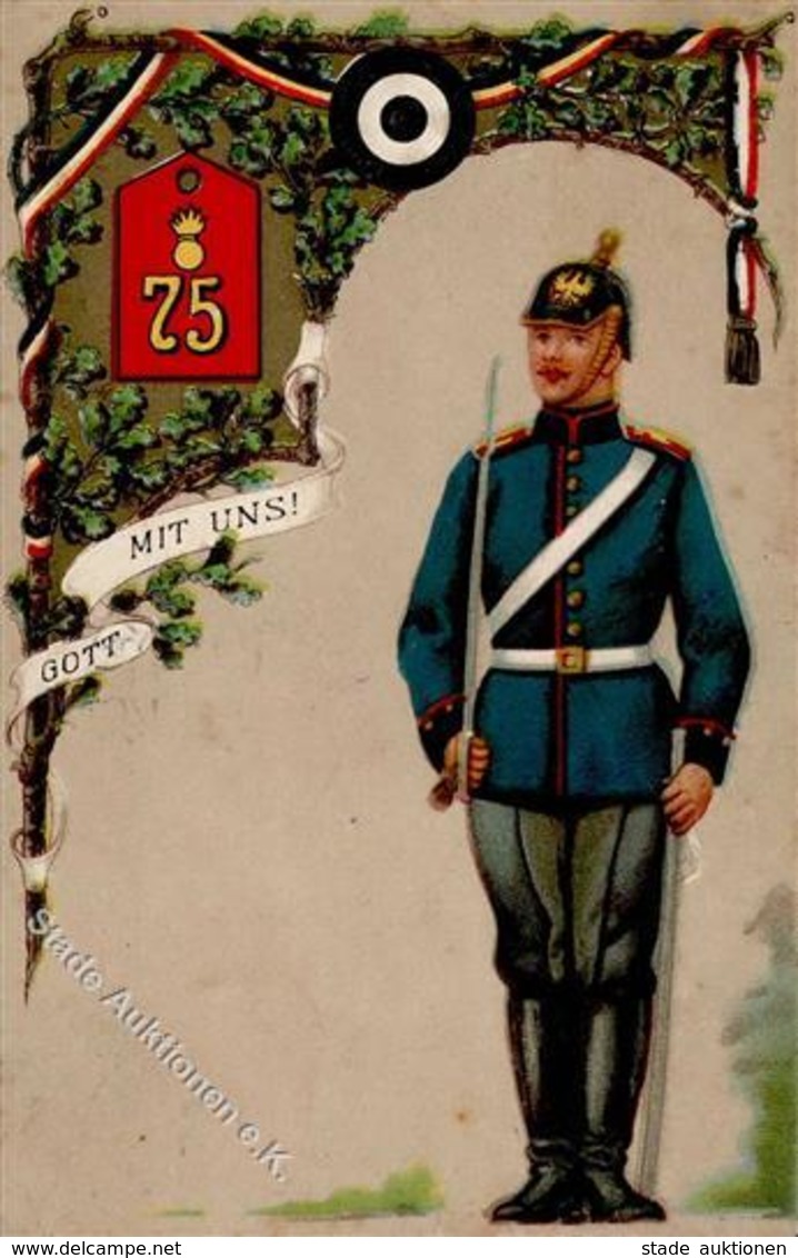 Regiment Halle (O4002) Nr. 75 1913 I-II - Regimente