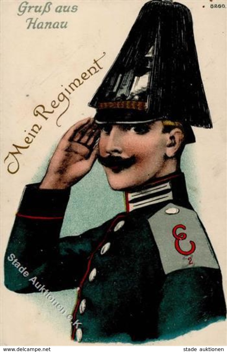 Regiment Hanau (6450) Nr. 2 Eisenbahn Regt.  1914 I-II Chemin De Fer - Regiments