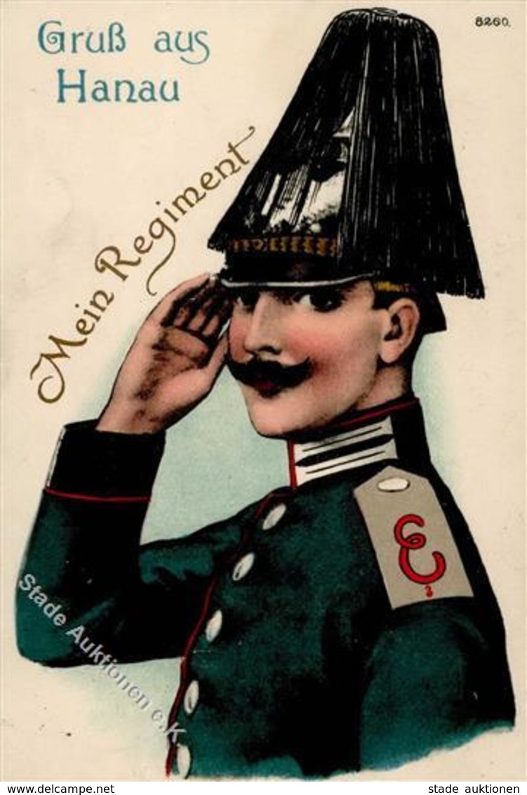 Regiment Hanau (6450) Nr. 3 Eisenbahn Regt.  1915 I-II Chemin De Fer - Regimente