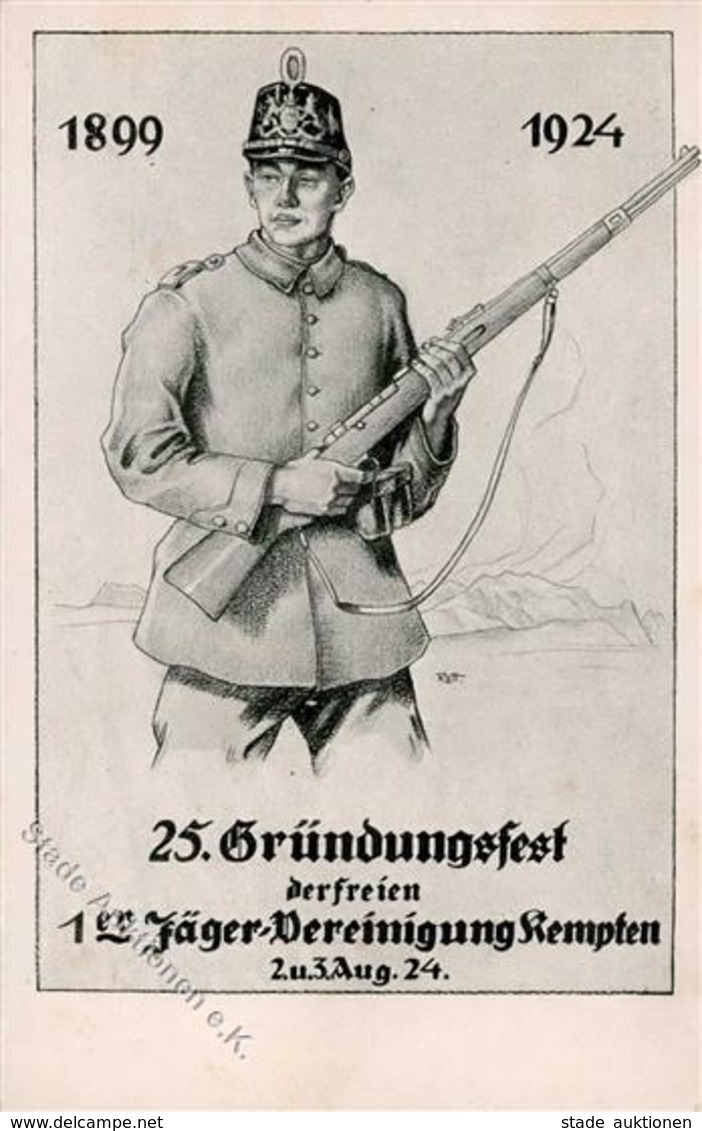 Regiment Kempten (8960) 1er Jäger Vereinigung I-II - Regimientos