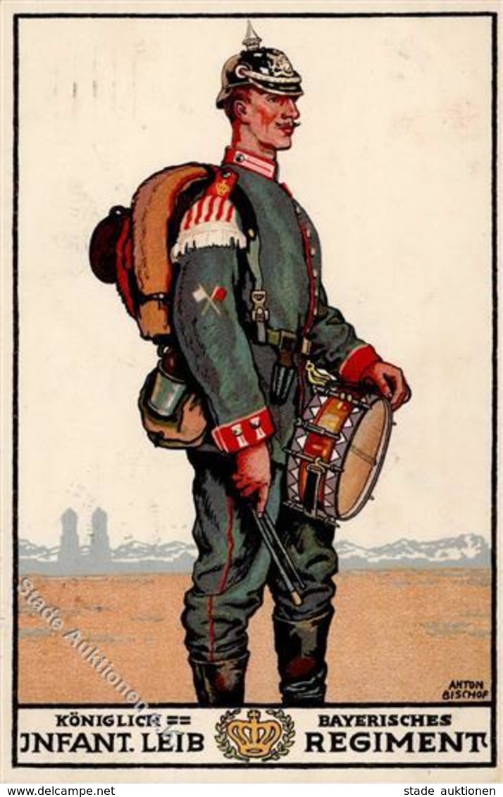 Regiment Kgl. Bayer. Infanterie Leib Regiment  1914 I-II - Regimientos
