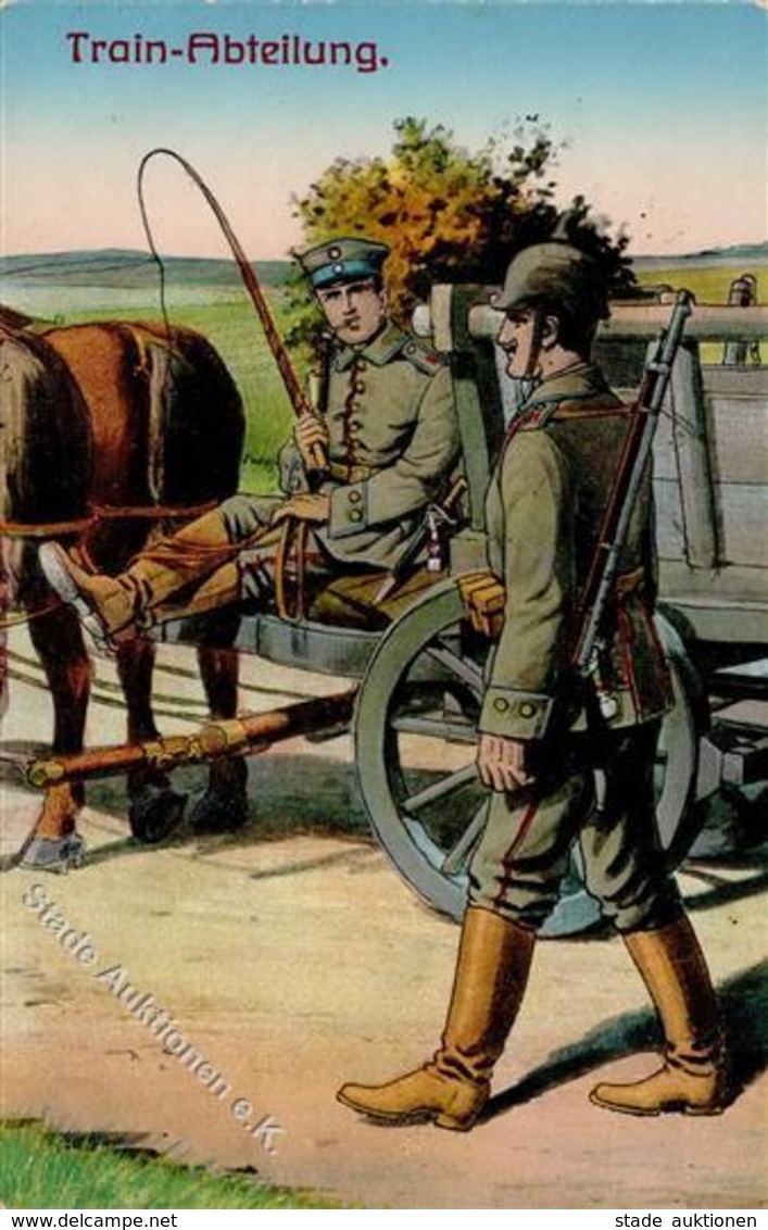 Regiment Königsberg Russische Föderation Train Abteilung 1916 I-II - Regiments