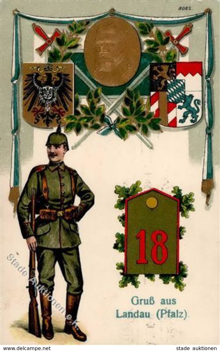 Regiment Landau (6740) Nr. 18  1916 I-II - Regimientos