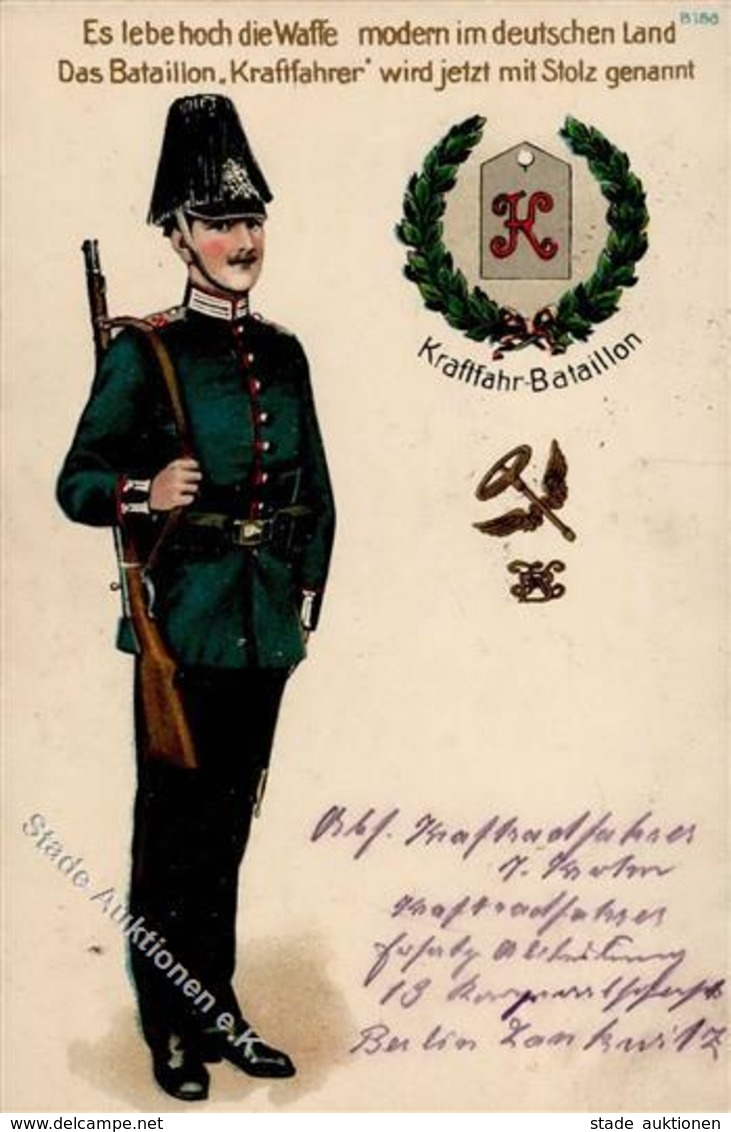 Regiment Lankwitz (1000) Kraftfahr Bataillon 1915 I-II - Regiments