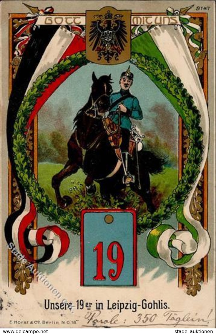 Regiment Leipzig (O7000) Nr. 19  I-II - Regiments