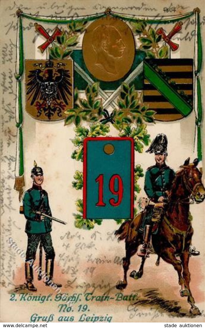 Regiment Leipzig (O7000) Nr. 19 2. Kgl. Sächs. Train Batt. I-II - Regimientos