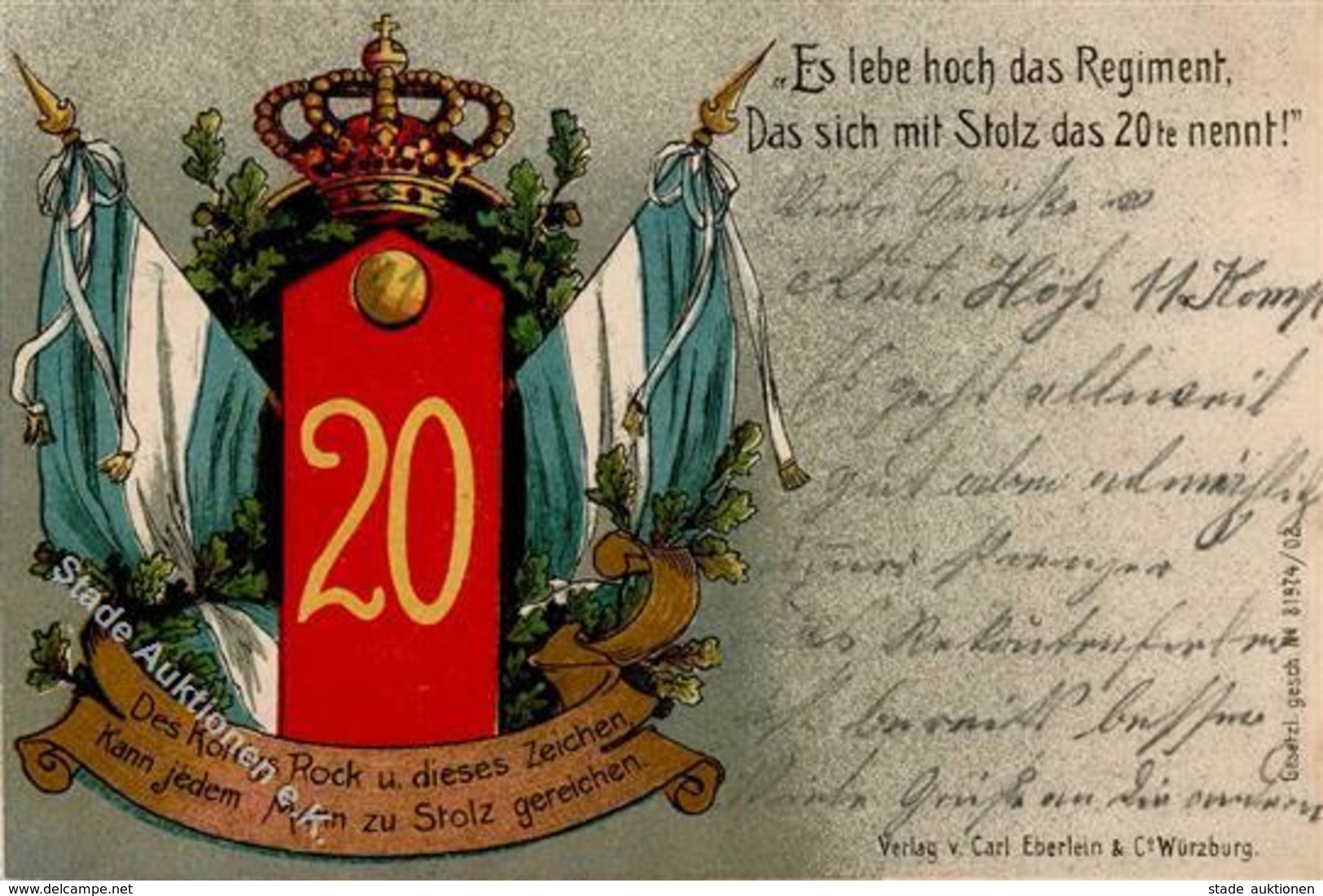 Regiment Lindau (8990) Nr. 20  1905 I-II - Regiments