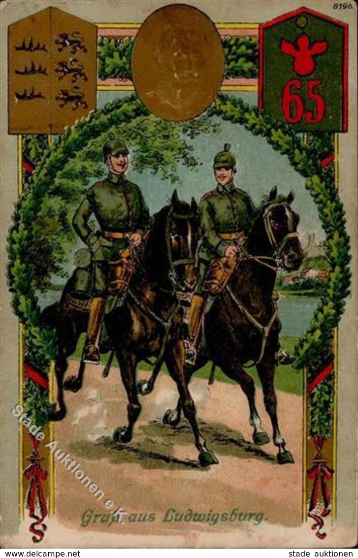 Regiment Ludwigsburg (7140) Nr. 65 1916 I-II - Regiments