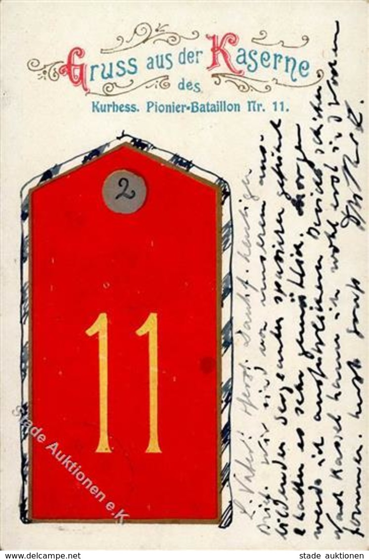 Regiment Münden (3510) Nr. 11 Kurhess. Pionier Batl. 1911 I-II - Regiments