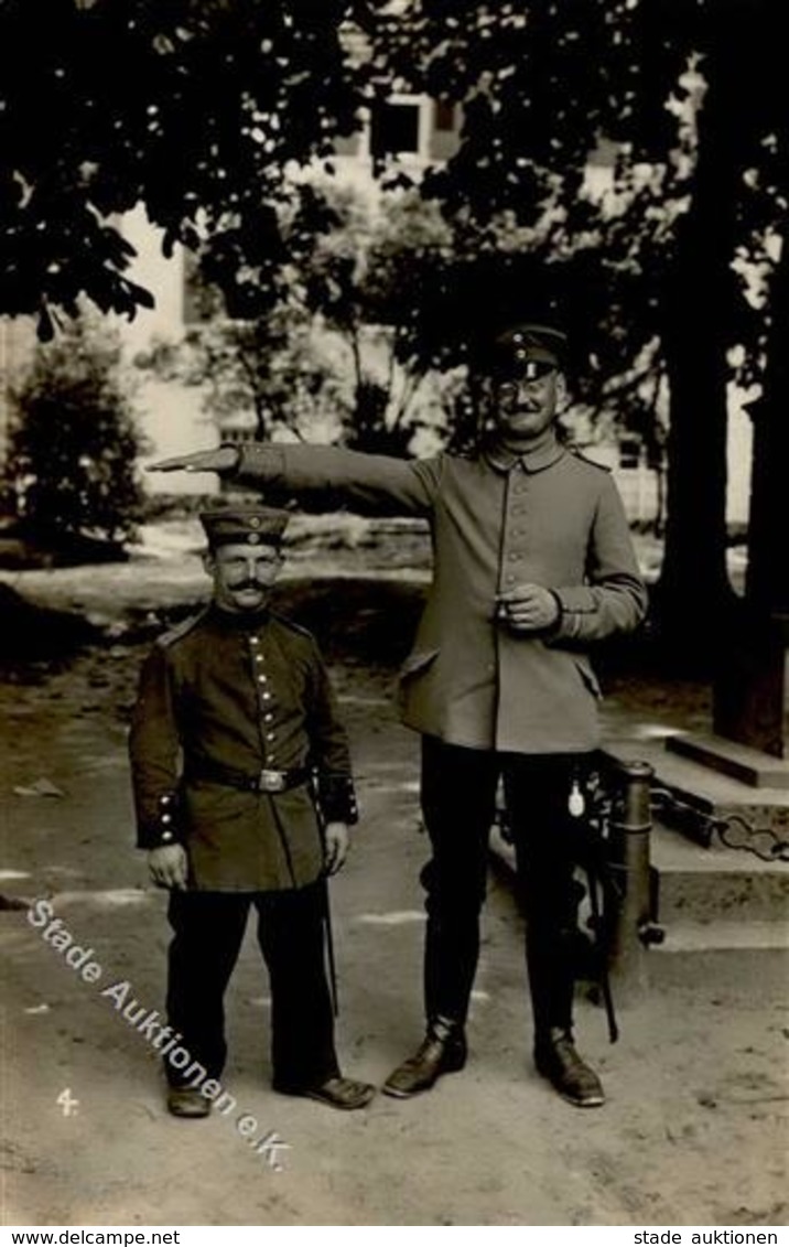 Feldpost WK I Sw AK (Feldwebel Klein, Leutnant Groß), Rs. Beschriftet I-II - War 1914-18