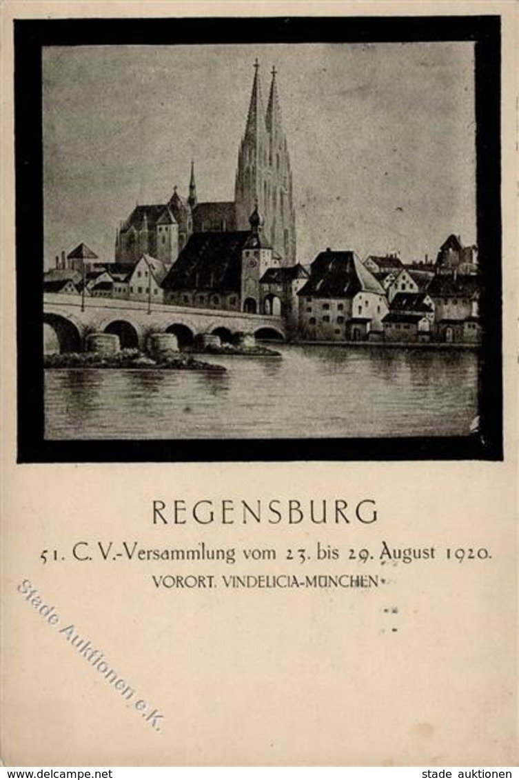 Weimarer Republik Regensburg (8400) 51. C. V. Versammlung I-II - Storia