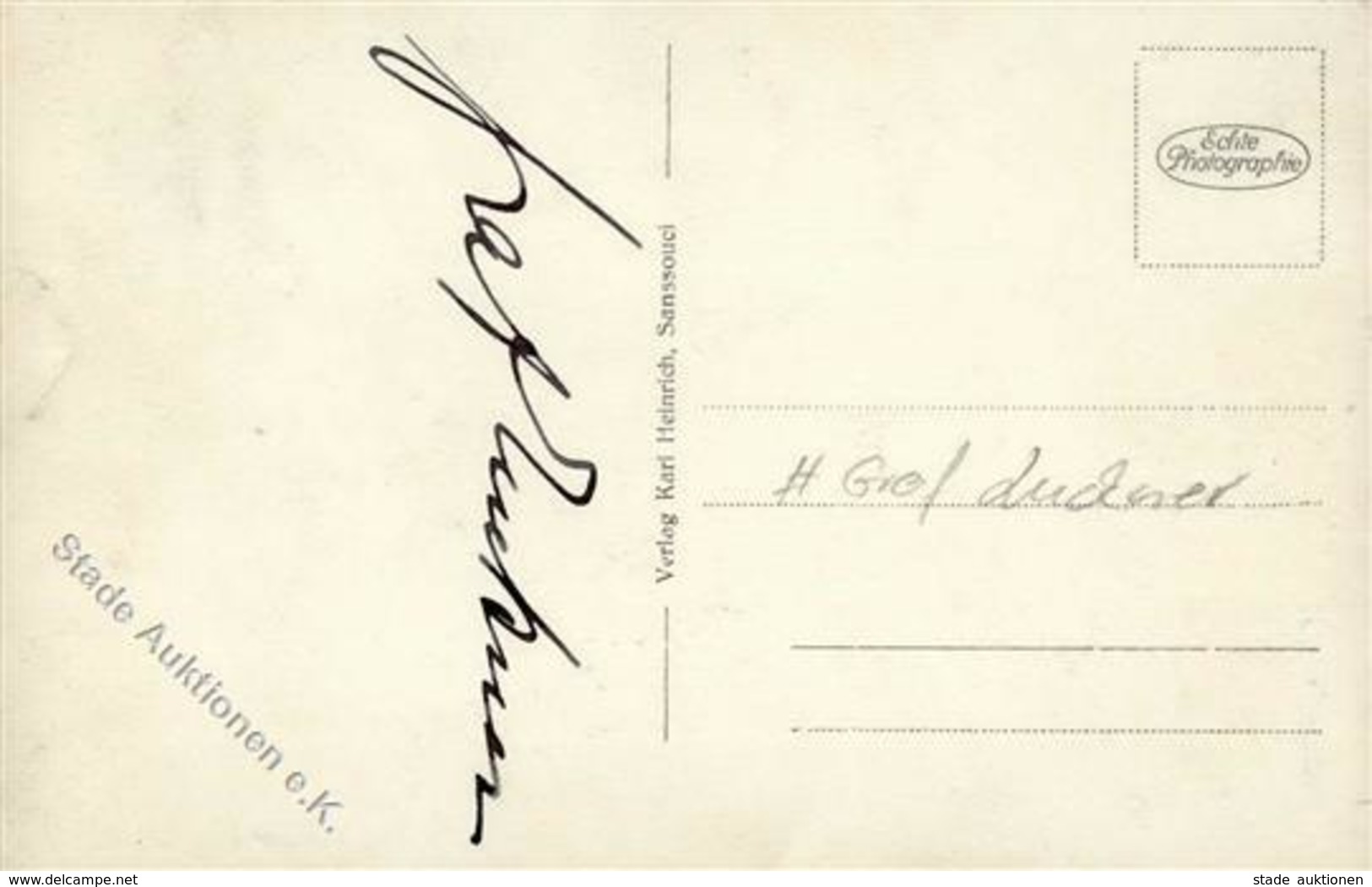 Zwischenkriegszeit Autograph Graf LUCKNER I-II - History