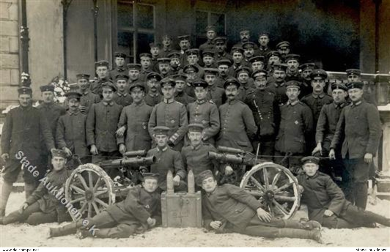 Zwischenkriegszeit Heimatschutz Ost In Oberschlesien Soldaten Kanonen 1918 Foto-Karte I-II - Historia