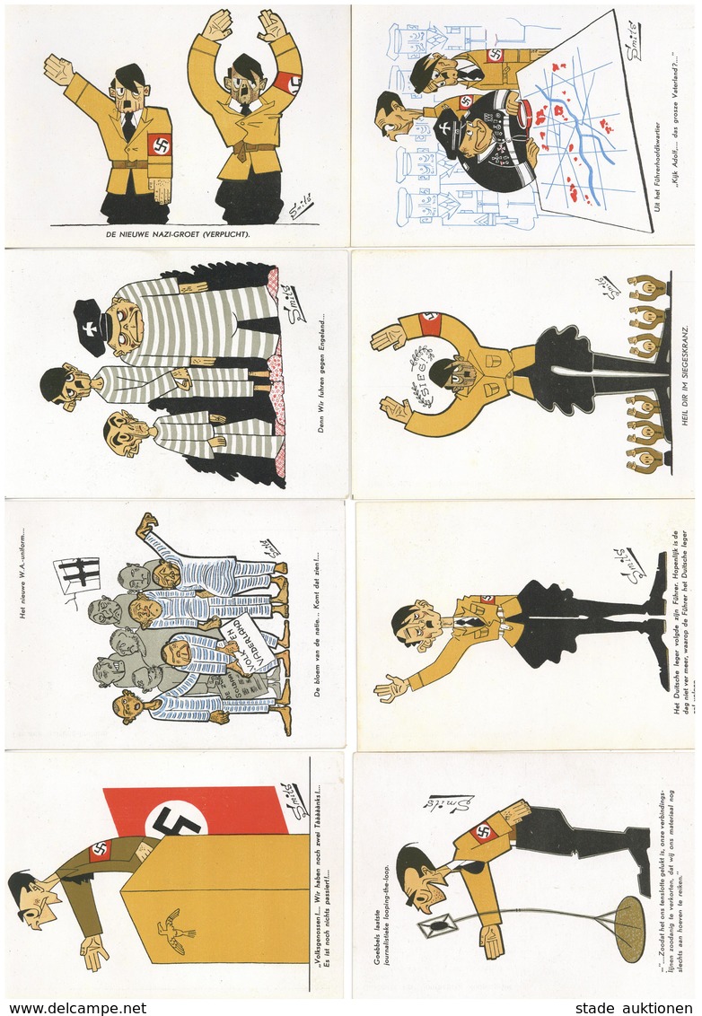 Antipropaganda WK II Hitler 10er Serie I-II - War 1939-45