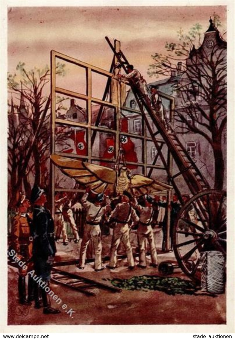 Propaganda WK II - TECHNISCHE NOTHILFE - Aufbau I-II - Guerre 1939-45