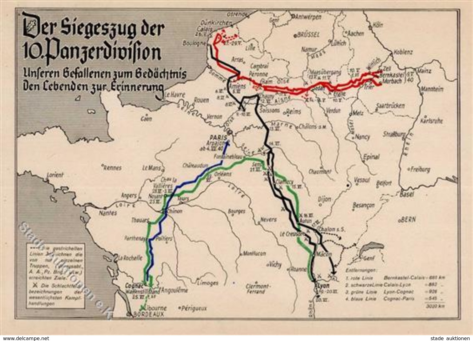 Propaganda WK II Der Siegeszug Der 10. Panzerdivision I-II - Guerre 1939-45