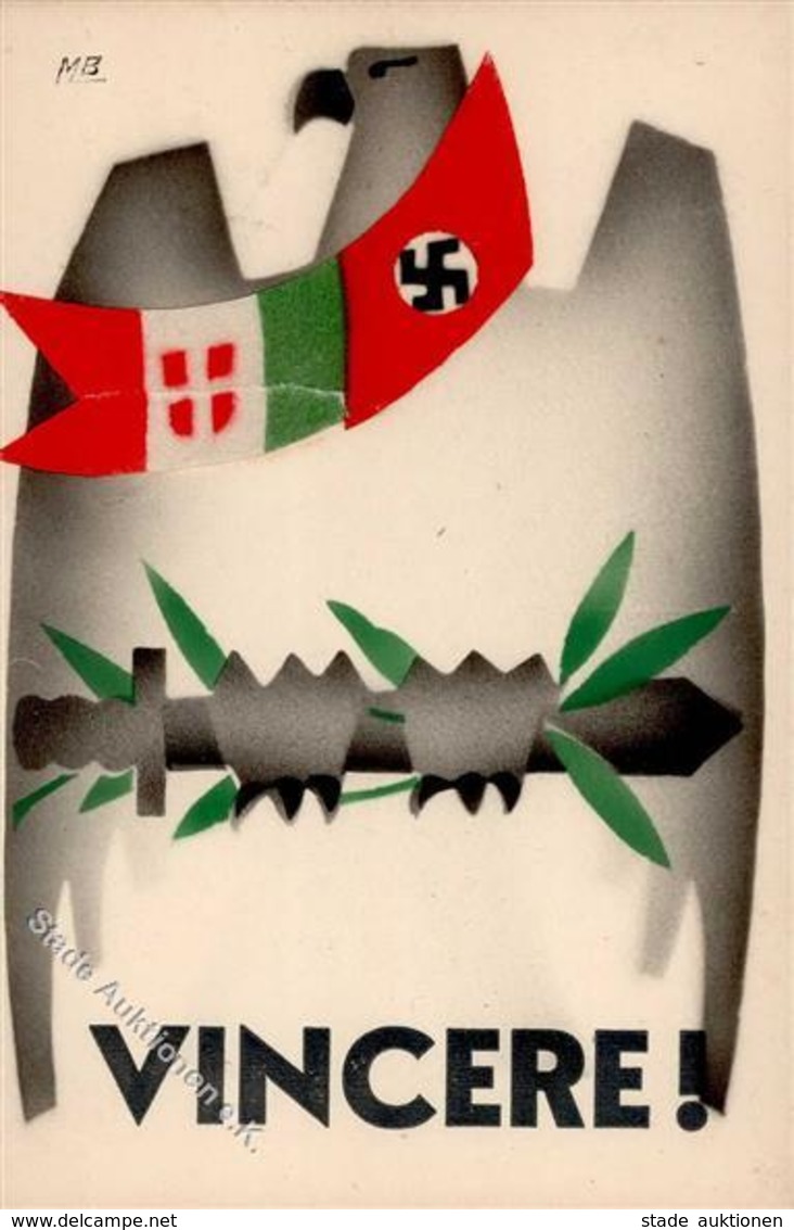 Propaganda WK II Filzflaggen Handgeklebt I-II - Weltkrieg 1939-45