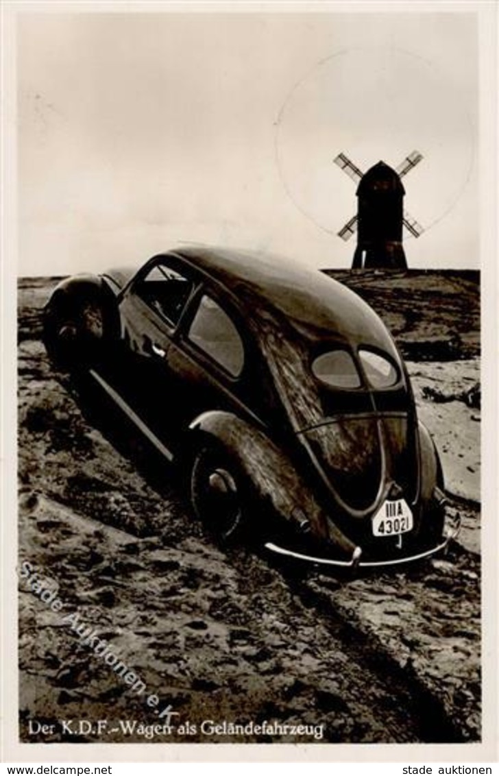 Propaganda WK II Intern. Automobil Ausstellung VW Geländefahrzeug Windmühle Foto AK I-II Expo - Guerre 1939-45