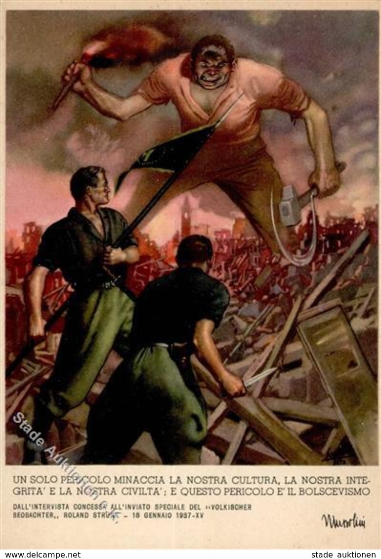 Propaganda WK II ITALIEN - BOLCHEWISMUS I - Guerre 1939-45