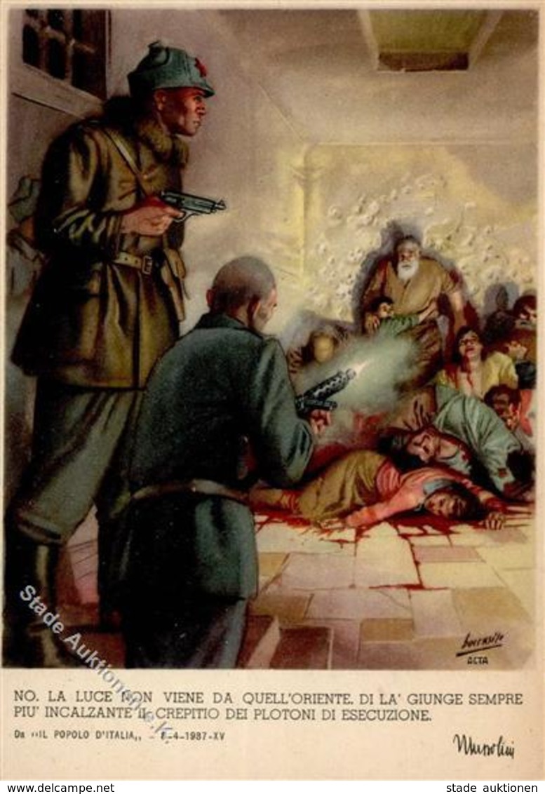 Propaganda WK II ITALIEN - EXECUTION I - Guerre 1939-45